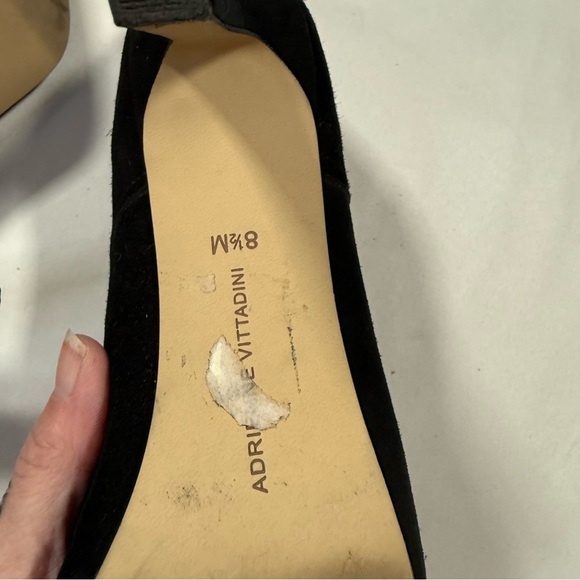 Adrienne Vittadini Elegant Black Cut-Out Heeled Boots - Picture 14 of 16